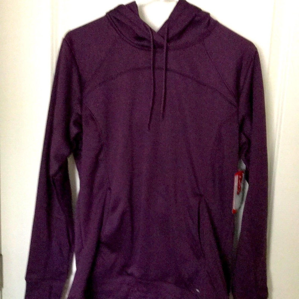 Ladies purple performance Hoodie NWT SzM